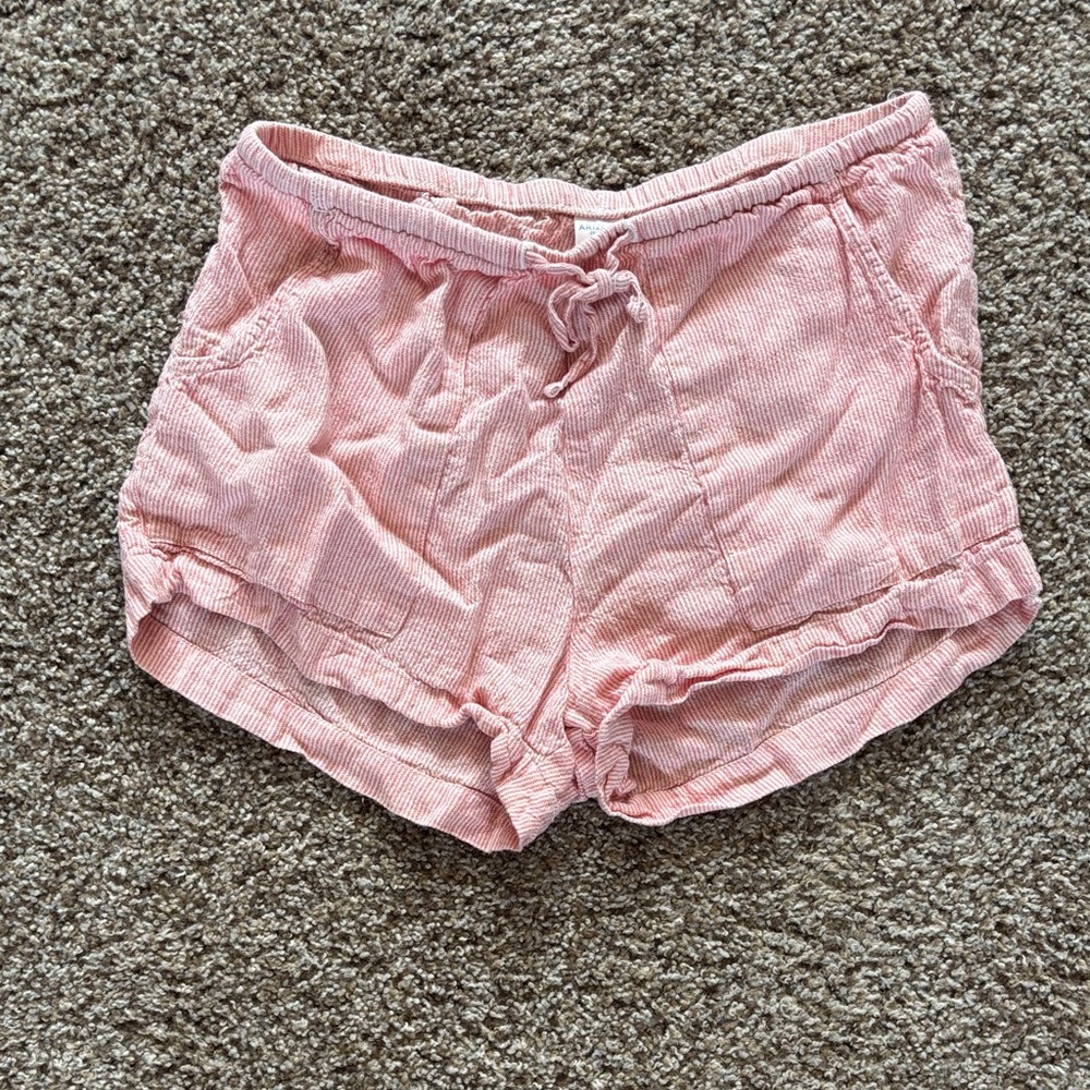 Arizona Jean Company High Waist Pink Shorts